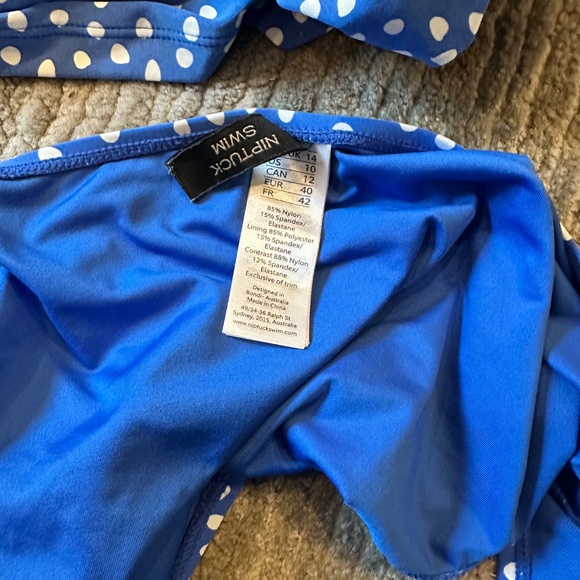 Blue & White Polka dot Tankini by Nip Tuck - Picture 5 of 5